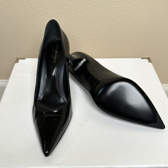 Sergio Rossi - black heels - size 10 - NEW with box - Picture 5 of 14